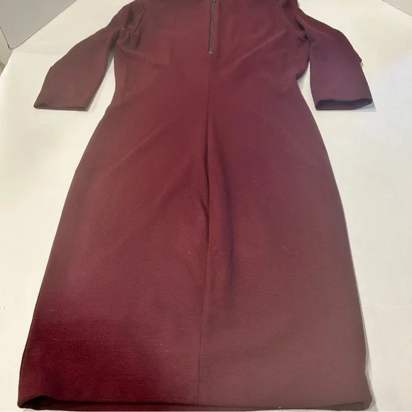 Vince Burgundy Shiraz Sheath Dress Sz S‎ - Picture 12 of 14